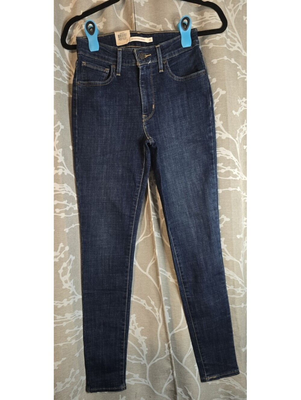 Levis 721 High Rise Skinny Women’s Size 2 W26X30 Zip Fly Denim Jeans New W/Tags